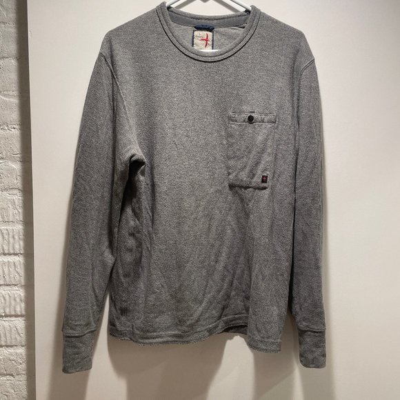 Relwen Thermal Pocket Crew Charcoal Size Large Men's - Picture 1 of 6